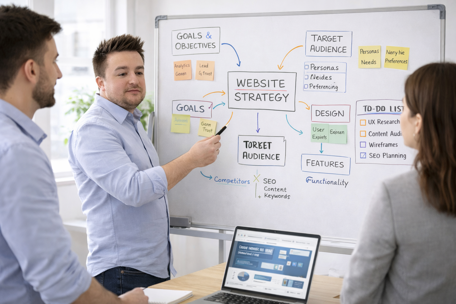 ghid creare site web