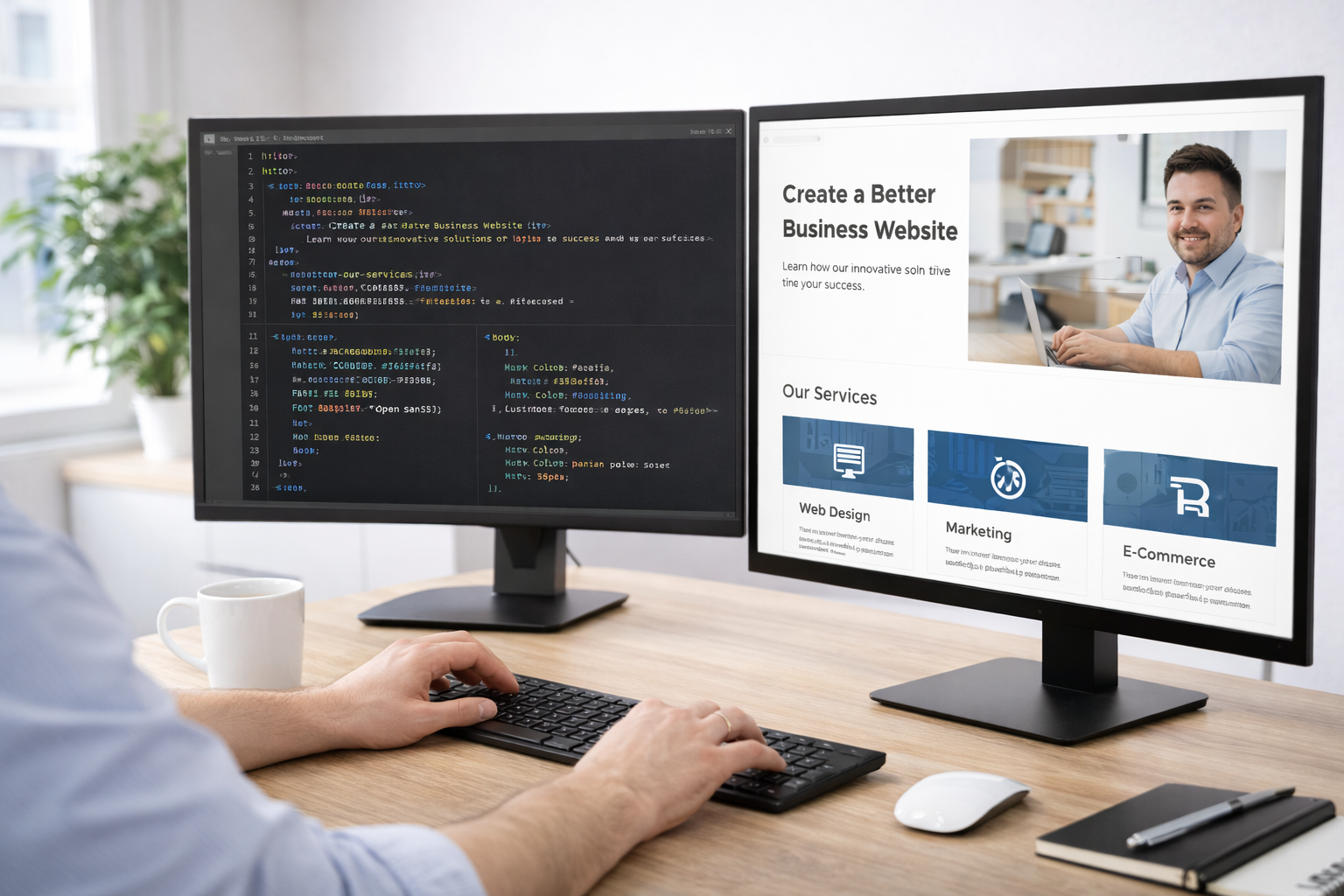 ghid creare site web